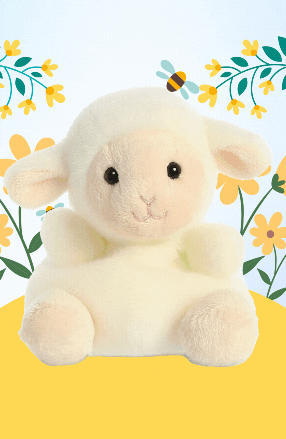 Betsy Chick and Woolly Lamb Palm Pal Soft Toys