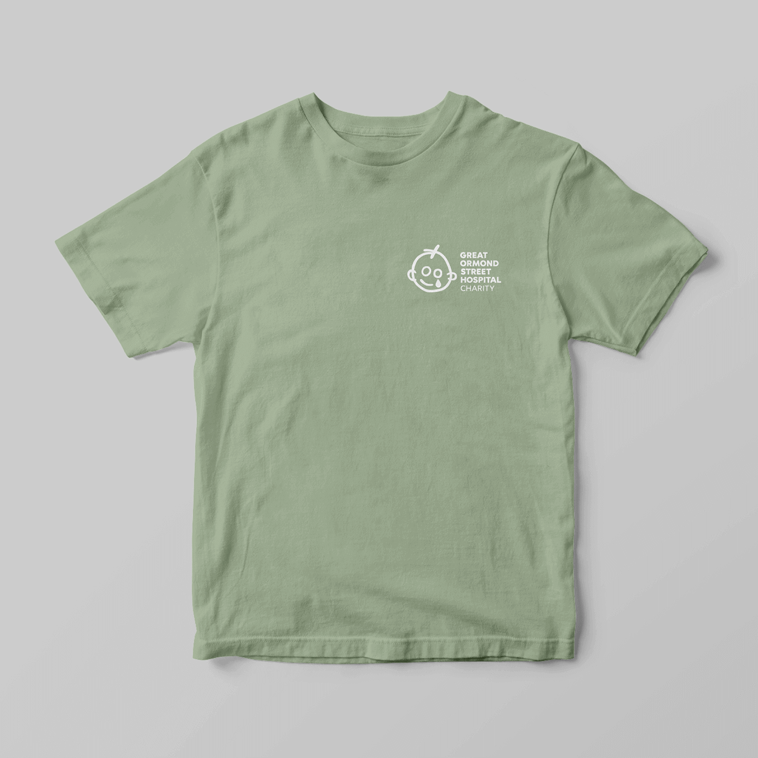 Green GOSH Logo T-shirt in unisex adult